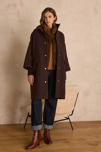 Picture of MAGDA MID-LENGTH WOOL COAT